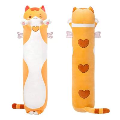 (SU)Long Cat Plush Body Pillows, 20" Cute Cat Stuffed Animals Soft Plushies, CAT Plush Throw Pillows Doll Toy Gift For Girlfriend