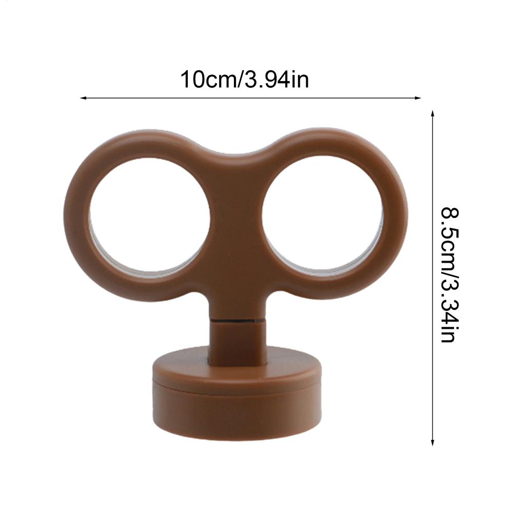 Tail Helmet Key,3D Wind Up Decoration,Cute Auto Toy,Motorcycle Rear Ornament, Decorative Piece Used In Vehicle Displays,