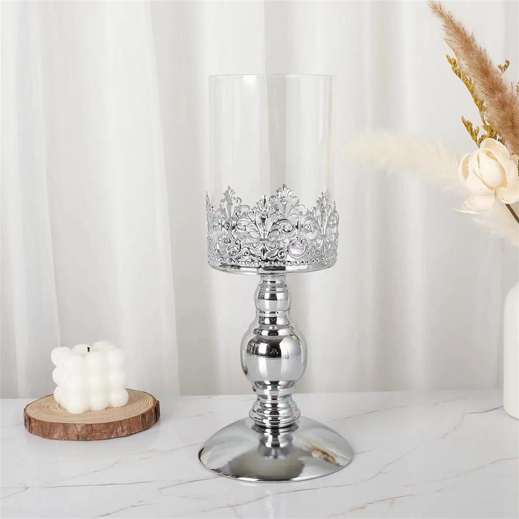 Suporte de Vela Metálico Velas Suporte de Vela Pilar Vintage para Centros de Mesa Decorações de Casamento Natal