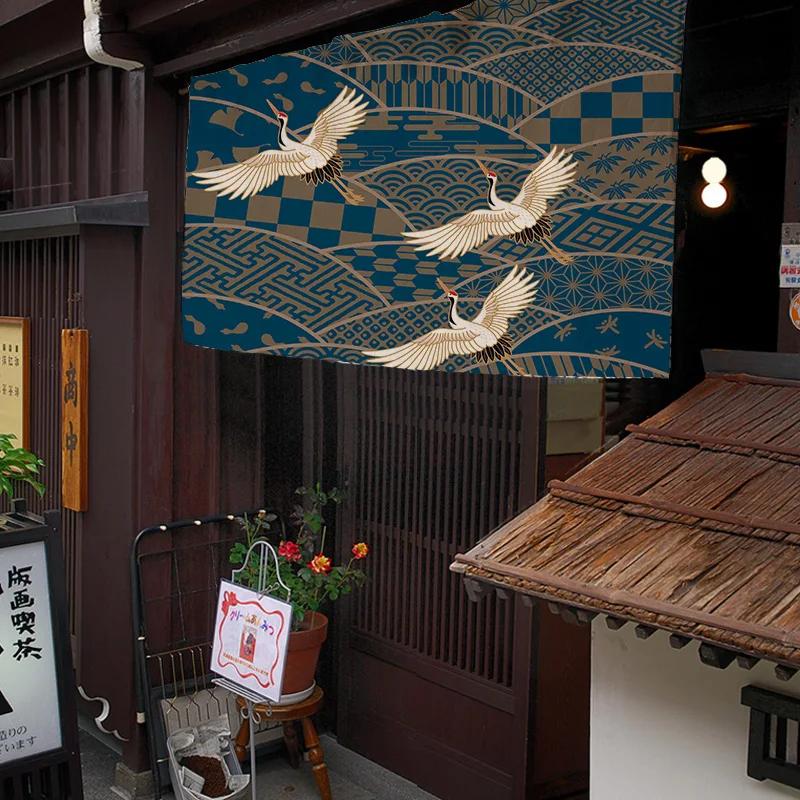 Japanese Horizontal Curtain Short Door Curtain Living Room Bedroom Partition Curtain Japanese Restaurant Sushi Shop Decor Noren