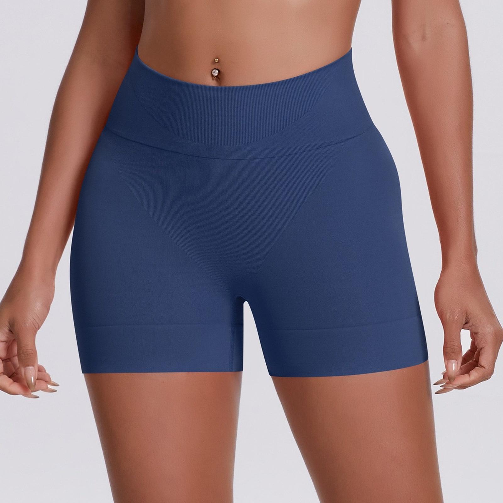 

Women s Pants Summer Loose Yoga Pants Comfy Workout Pants With Pockets XS синий