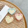 Heart Glitter Mirror Mobile Phone Airbag Bracket Wind Telescopic Paste Creative Ring Desktop Support Frame