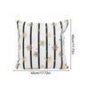 Merry Christmas Letter Snowflake Pillow Case Cushion Cover Home Sofa Decor Soft