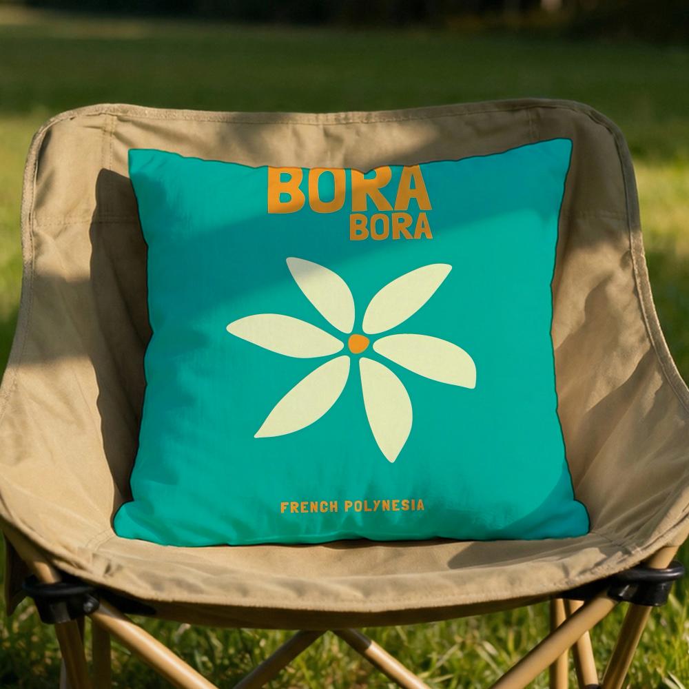 Hand Drawn Flowers Cushion Cover Soft Reversible  Durable Pillow Cover  MultiScene Use for Home  Car Daily Comfort