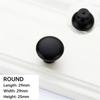 4/10PCS Modern Black Cabinet Handle Square Furniture Hardware Aluminum Alloy Kitchen Door Knobs Cupboard Wardrobe Drawer Pulls