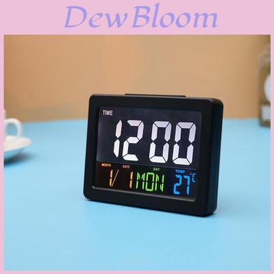 Digital Lcd Alarm Clock With Temperature Calendar For Students And Home Use