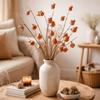 8 Fruit Artificial Pomegranate Branch Plastic Handmade Simulation Pomegranate Fruit Decorative Realistic Foam Fruits Branches