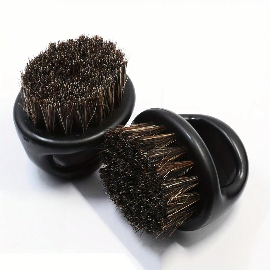 Vintage Pomade Finger Brush - Barber Shop Professional Finger Brush, Salon Pomade Comb, Soft Bristle Hair Brush For Styling And Grooming