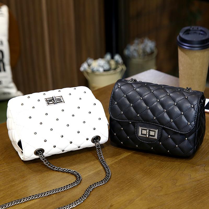 Nouveau Sac Matelassé à Chaîne, Mini Sac Bandoulière Croisé pour Femmes