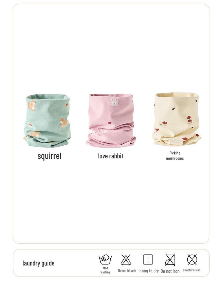 Nidoran Pure Cotton Infant Scarf: Small, Cozy Neck Warmer for Babies, Unisex, Perfect for Autumn & Winter