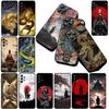 Japan Samurai Skeleton Ninja Dragon Phone Case for Apple iPhone 12 13 Pro Max Mini ProMax X XR Air XS 12Pro 13Pro Cover