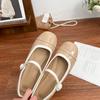 Grape mother spring new Mary Jane shoes women's thick heels are not tired of high heels women's fashion small fragrant light mouth single shoes