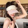 Wide Brim Bow Sun Hat Anti-UV Bowknot Visor Cap Simple Empty Top Cap  Holiday