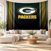 Green Bay Packers Wall Tapestry, Soft Fabric Wall Hanging, Decorative Backdrop For Bedroom Home Wall Art