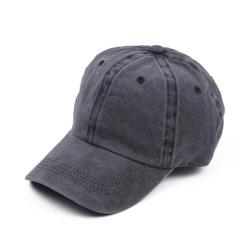 Custom Baseball Cap Vintage Distressed Washed Cotton Dad Hat Cotton Snapback Cap Hip Hop Baseball Cap Custom Logo