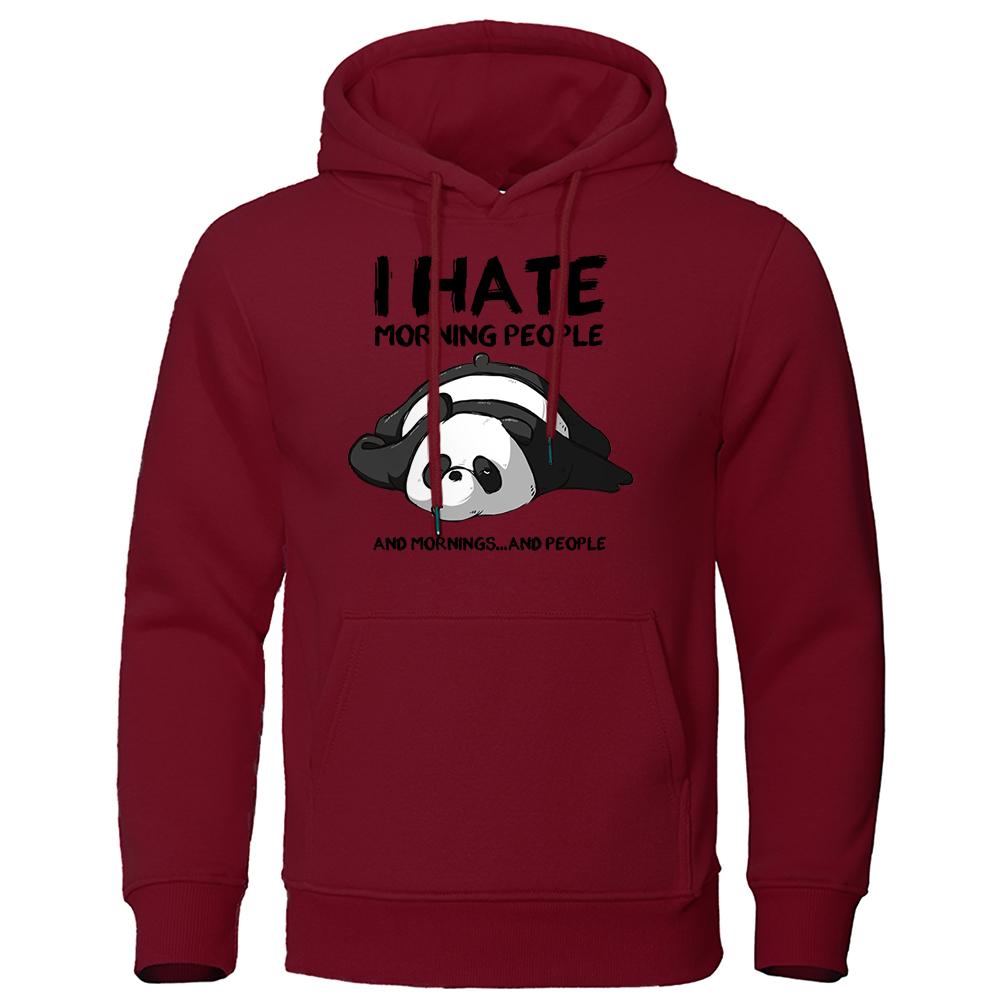 Ik Haat De Goedemorgen Van Theduc Sweatshirt Hip Hop Warm Hooded Casual Fit Hoodies Harajuku Grote Maat Pullover