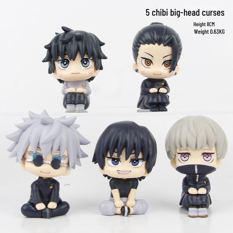 Jujutsu Kaisen Figures: Gojo, Yuji, Sukuna - Gashapon Dolls