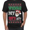 Where My Ho's At Ugly Christmas Men T Shirt