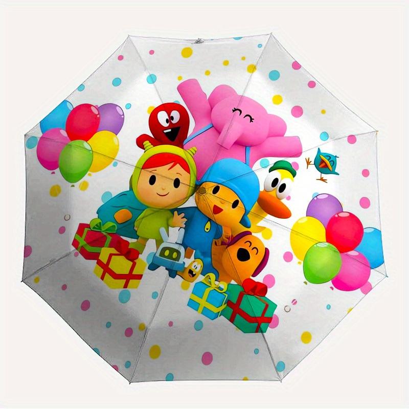 

1pc Pocoyo Party Themed High-quality Umbrella,Automatic Opening and Closing Umbrella,Multi-functional Umbrella G0811248