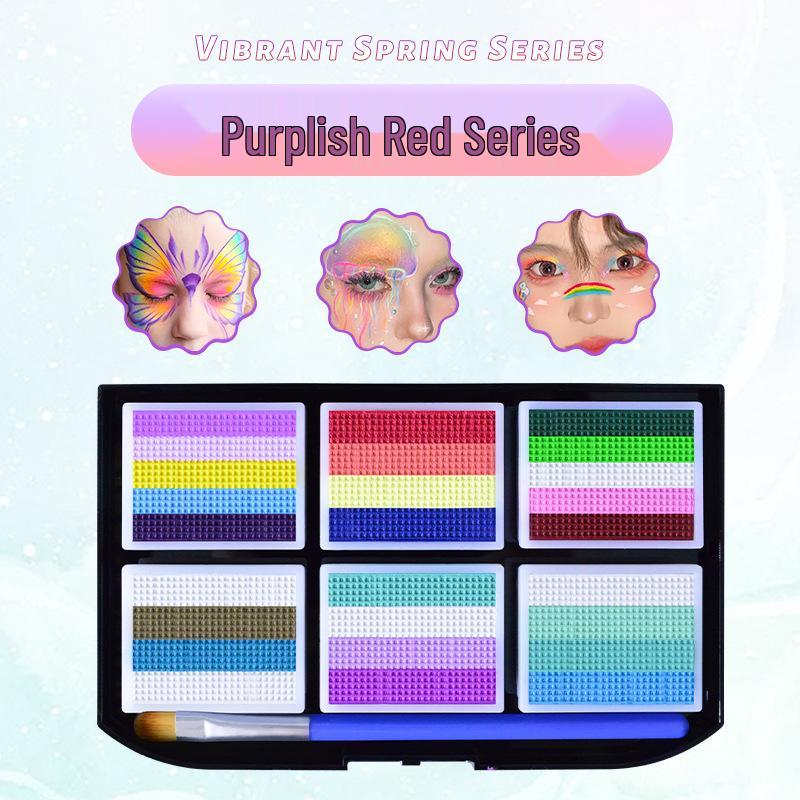 

3D Смываемый набор для рисования на лице для детей - Водорастворимые пигменты для фестивалей и комик-выставок