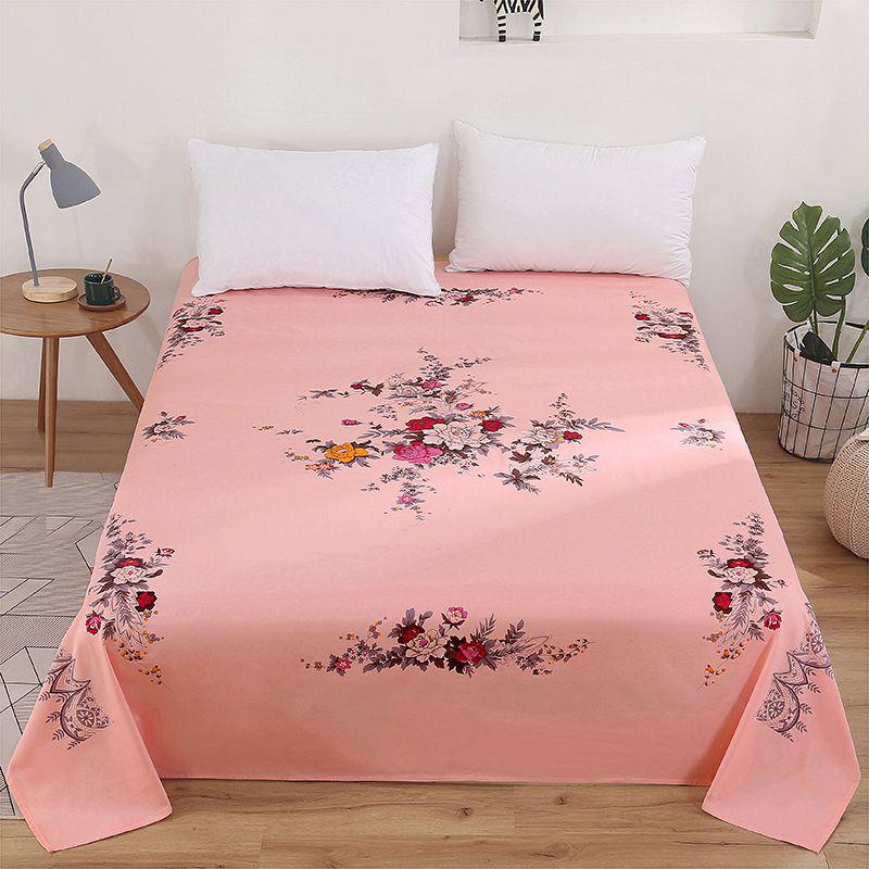 Vintage Coarse Cotton Bed Sheet – Cooling, Nostalgic Duvet Cover for Single/Double