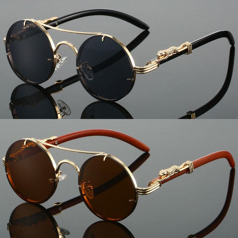 2 Pairs Per Set Round Sunglasses Fashion Vintage Double Bridge Gradient Multicolor Shades Women Luxury Design Casual Sun Glasses