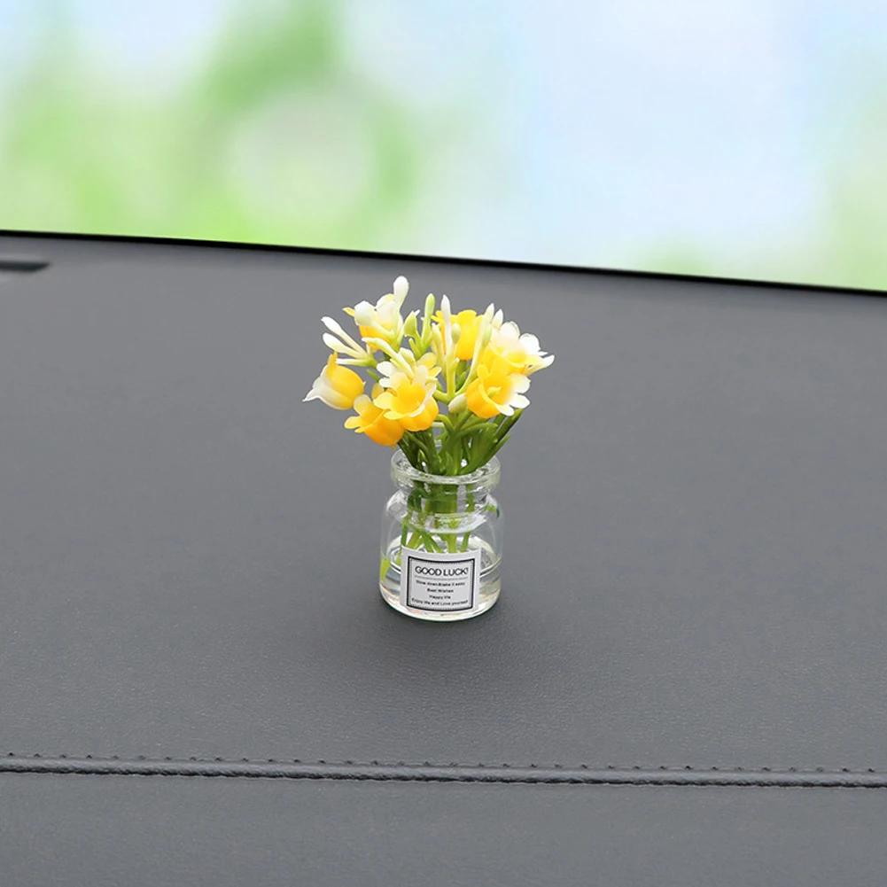 

Cute Cream Bear Car Ornament Car Center Console Display Screen Dashboard Decoration Accessories Interior