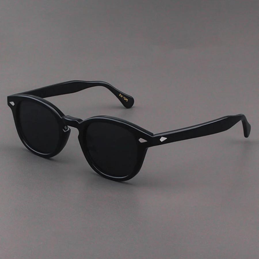 Gafas de sol polarizadas Johnny Depp Lemtosh para mujer, marca de lujo, estilo vintage de acetato, gafas de visión nocturna.