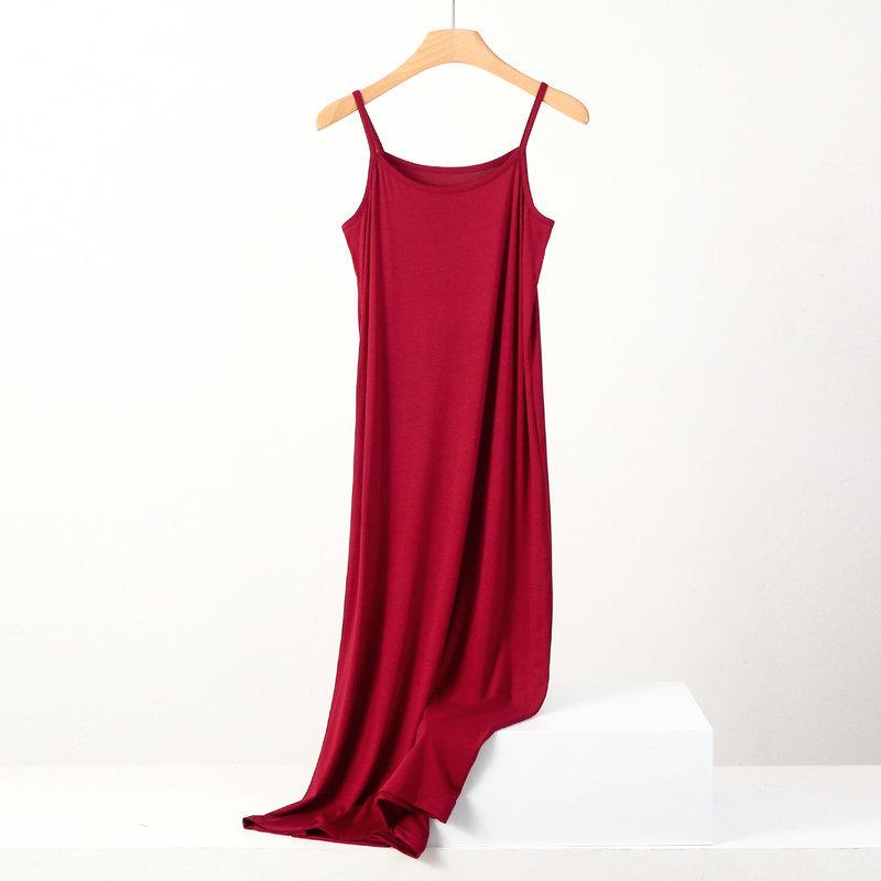 Plus Size Spring Summer Women's Nightgowns Night Dress Modal Cotton Ladies Braces Sleepwear Saxy Sleep Shirts XL-8XL