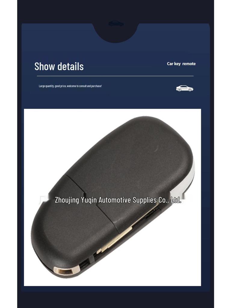 Jaguar X-Type/S-Type/XJ/XJR 4-Button Folding Key Shell