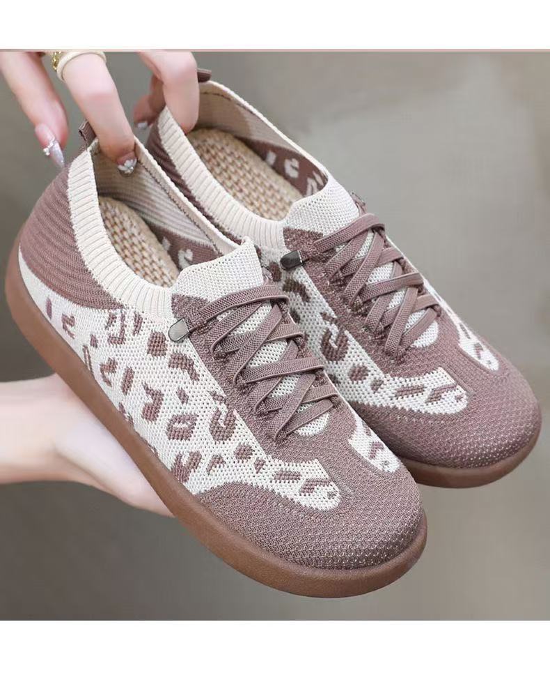 Shoes women's spring new fly-woven mesh soft-soled casual shoes retro German training shoes soft-soled women's shoes