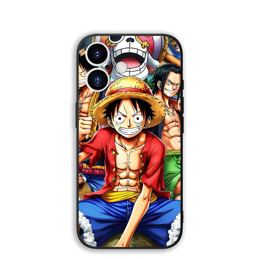 

Cover for Samsung Galaxy S25 S24 S23 Fe Ultra Plus S7 Edge A05 A06 A16 A15 A35 Phone Case Shanks Red Hair One Pieces Luffy Galaxy S23 Ultra