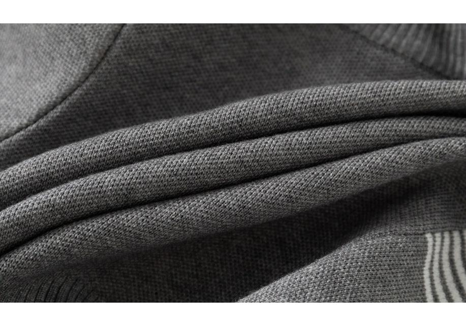 Sesame Base Boys' Fine Stripe Knit Zip-Up Cardigan Sweater for Small & Medium Children