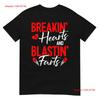 Breaking Hearts And Blasting Farts Valentines Day Funny Vday T Shirt Vintage Washed Graphic Breathable Soft Streetwear