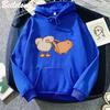 Funny Pelican and Capybara Hoodie Kawaii Woman Sweatshirt Spring Fashion Pullovers Girls Cartoon Long Sleeve Cloth