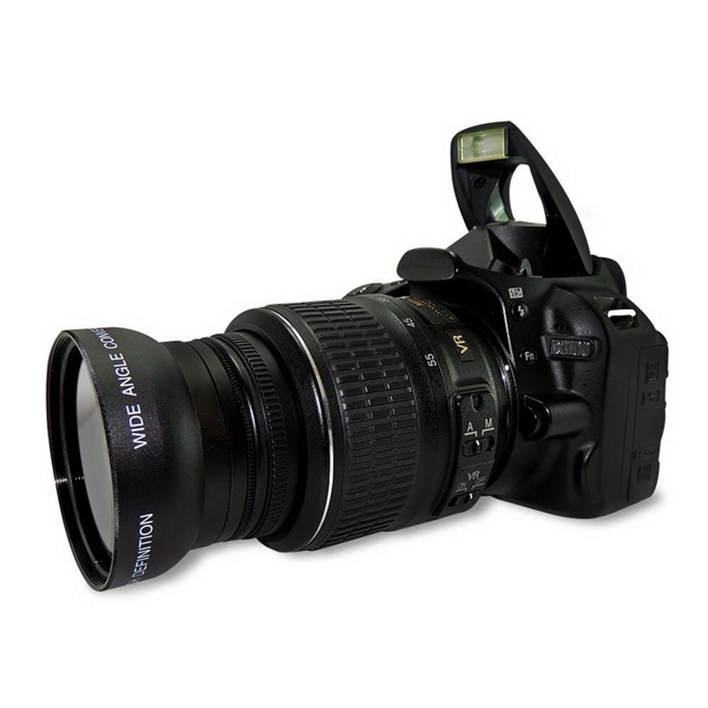 58MM Wide Angle Lens with Macro 0.45x for Insects for Butterfly Flowers Shooting