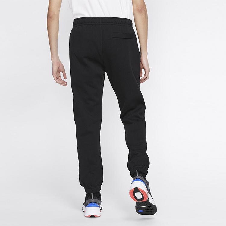Nike Sportswear Club Fleece Printing Sports Trousers Black Men's BV2738-010