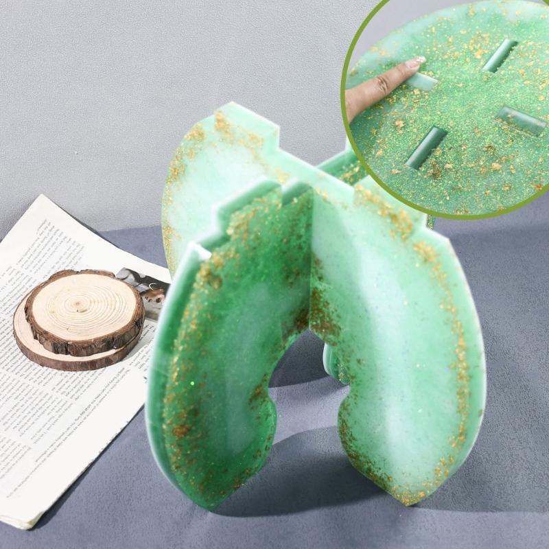 Epoxy Silicone Mold Round Splicing Stool Shaped Molds Flexible Ornaments Making Mould Jewelry Making Supplies Tool