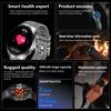 New Smart Watch for Men Full Touchscreen Bluetooth Call Sports Fitness Smart Wristwatch Holiday Gift