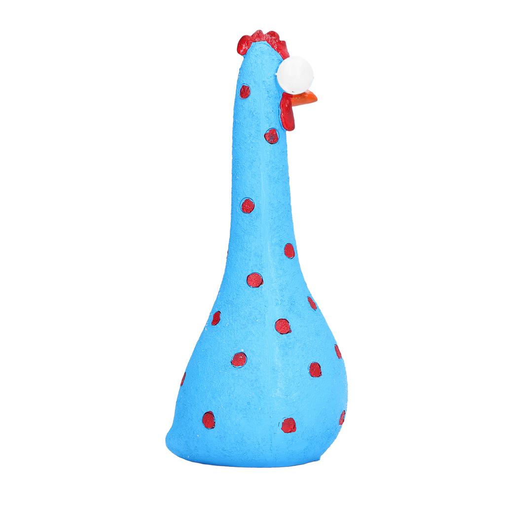 Chicken Statue Long Neck Microlandschaft Hand Crafted Resin Animal Garden Statues for Garden Yard