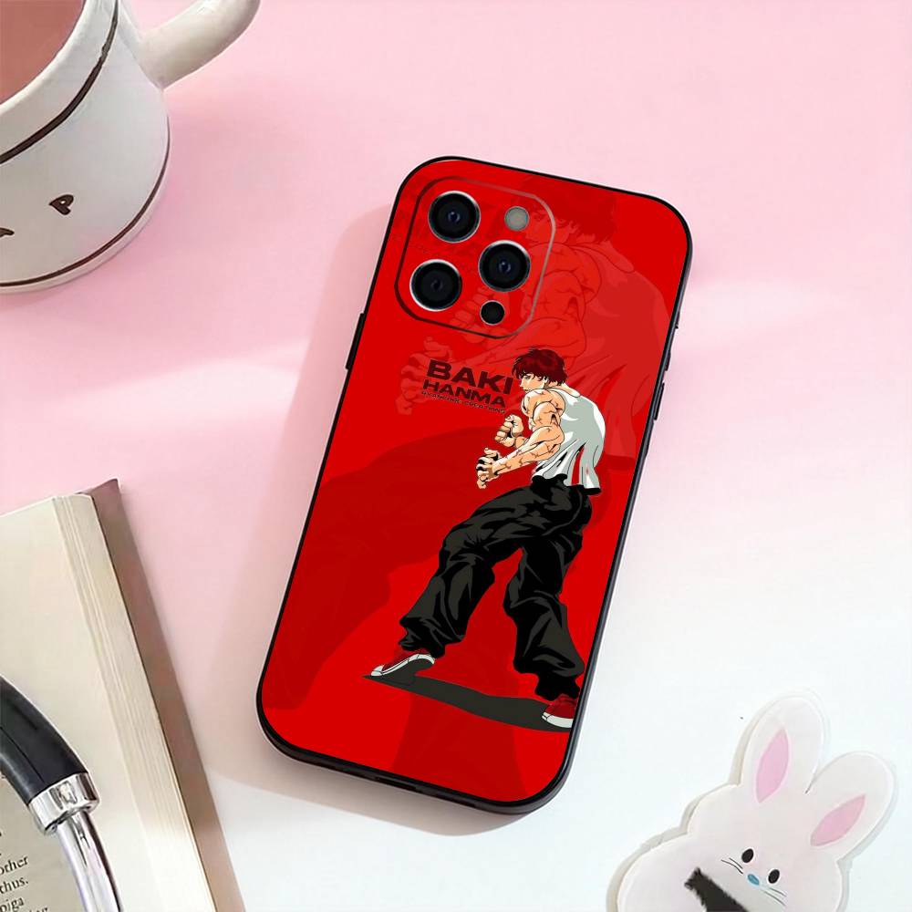 

Чехол для телефона Anime B-Baki H-hanma для iPhone 17,16,15,14,13,12,11 Plus,Pro,Max,XS Мягкий силиконовый чехол iPhone15promax