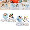 Color Matching Game Chic Birthday Gifts Interactive Toy Practical Clip Ball Puzzle for Nursery