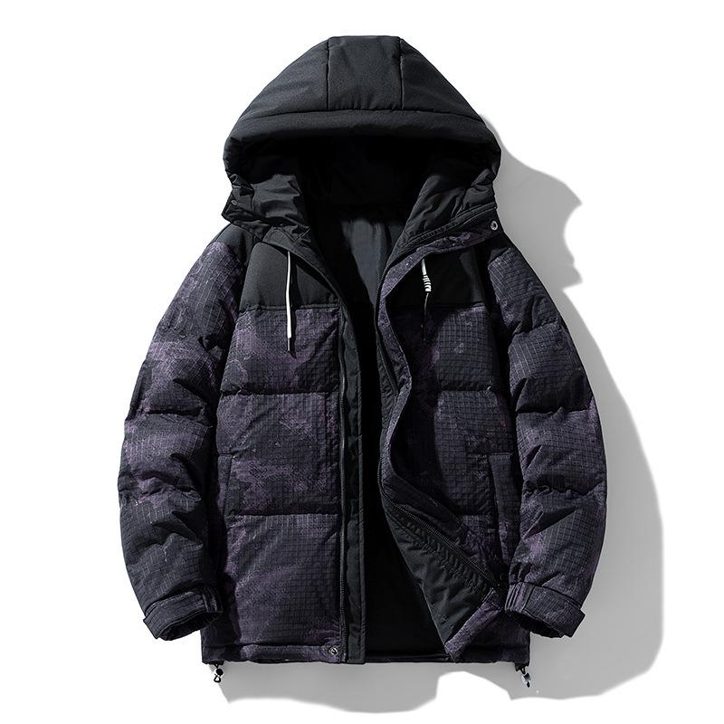 Warm Down Jacket Men's Winter New Camouflage Fashion Trendy Brand Ruffian Handsome Warm Casual Top Jacket High Quality