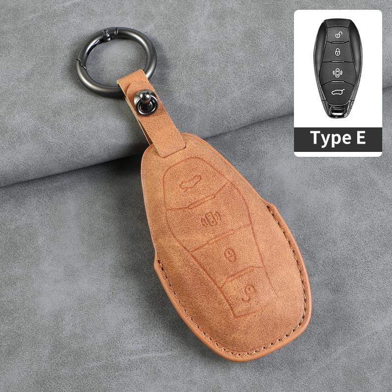 Car Key Cover For FAW Hongqi H5 2025 2025 2025 Hongqi H5 Leather Car Key Case Cover For Hongqi Car Keychain