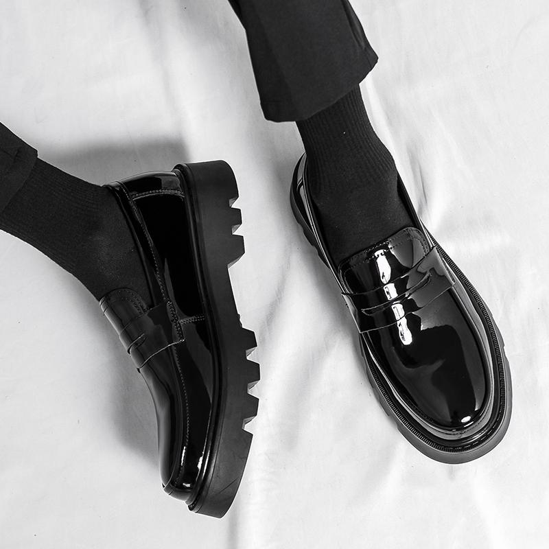 Fashion Thick Soled Casual Men's Shoes New Hot and Luxurious Styles 38-46 Plus Size Daily Adult Shoes Party Hairstylist Versatile