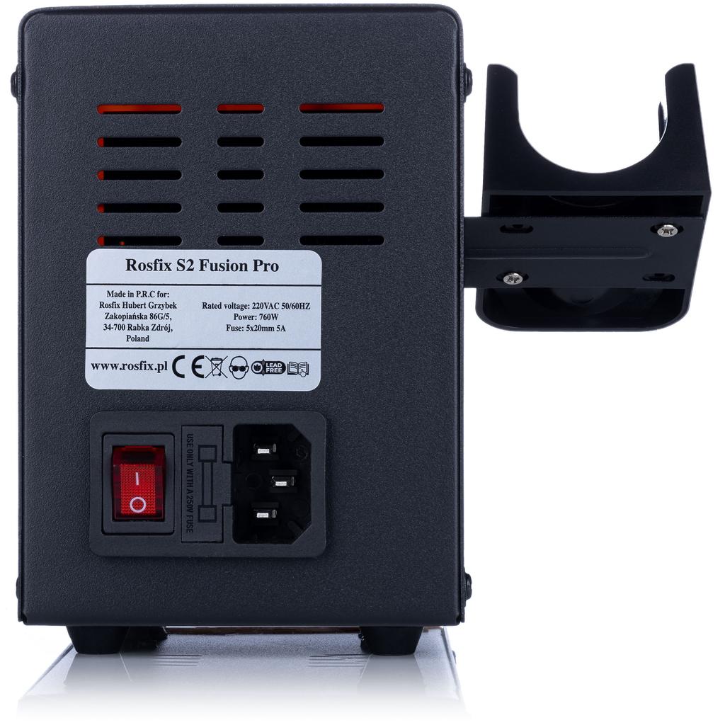 Rosfix S2 Fusion Pro – Station de Soudage 2en1 | Air Chaud 700W | Fer à Souder 60W | Sécurité ESD | 3 Programmes | Calibration
