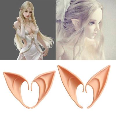 1 Paar Halloween-Party-Elfen-Elfenohren, spitze Anime-Fee, Cosplay-Kostüme, Vampir, weiche Weihnachtsparty-Maske