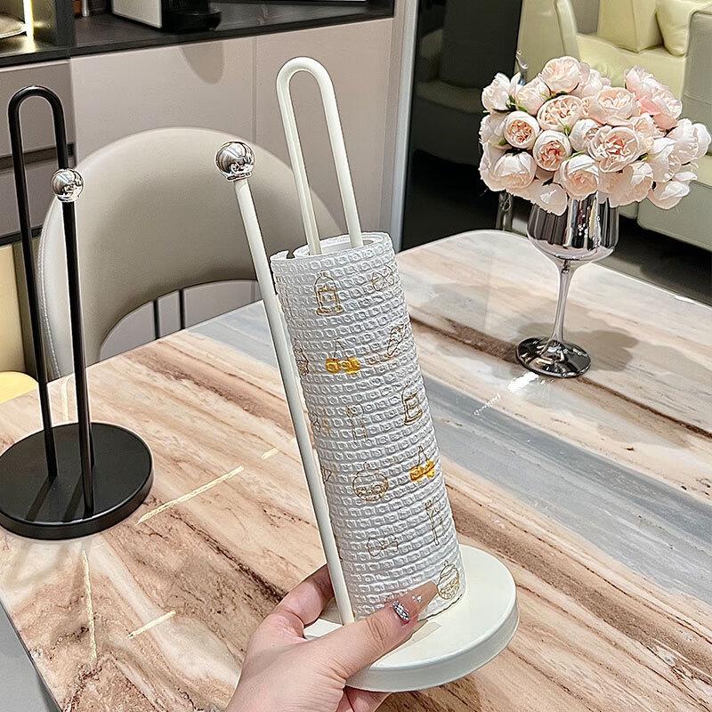 Qianxing Iron Art Wall-Mounted Toilet Paper Holder with Shelf