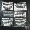 Q1983-Fashion 6pcs Car Styling Dustproof Stickers For Mercedes Benz AMG A C E R M Class CLA GLA W204 W210 W124 W205 W203 Auto Goods