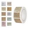 500 Sheets/roll Roll Sticker Tape St. JING Phrase Handbook Material Decorative Envelope Sticker Dots